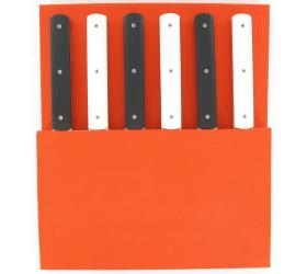 6 pieces Box - Français 9.47 OFF-White and Black Handle