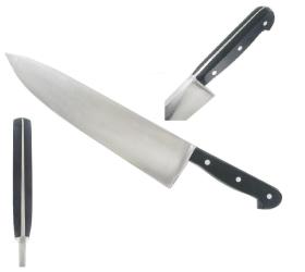 4 serrated parer - Stainless Steel - Wood Handle Ref 482