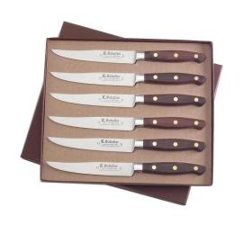  Thiers-Issard french Sabatier 5-piece cook knife set - black  nylon handles - forged professional quality from France: Home & Kitchen