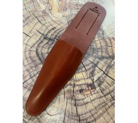 BROWN leather belt case for garden pruning shears