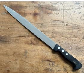 Extra Large Butcher Knives: 2 French Sabatier Knives, 12 and 11 Blade. 1  Swedish Jernbolaget, 12, Antique. Cook Knife Professional, Sharp. 