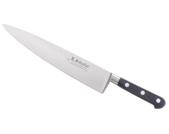 Sabatier 10 Chef's Knife Carbone Steel with Olivewood Handle