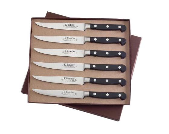 Steak Knives Set : professional kitchen knife series Sabatier K